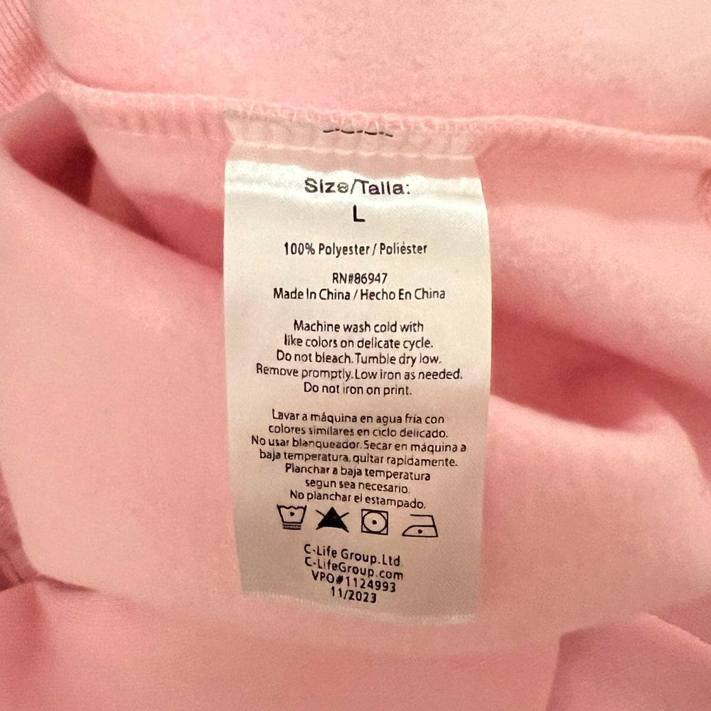 NWT Barbie Malibu Pink Crewneck - Picture 5 of 5